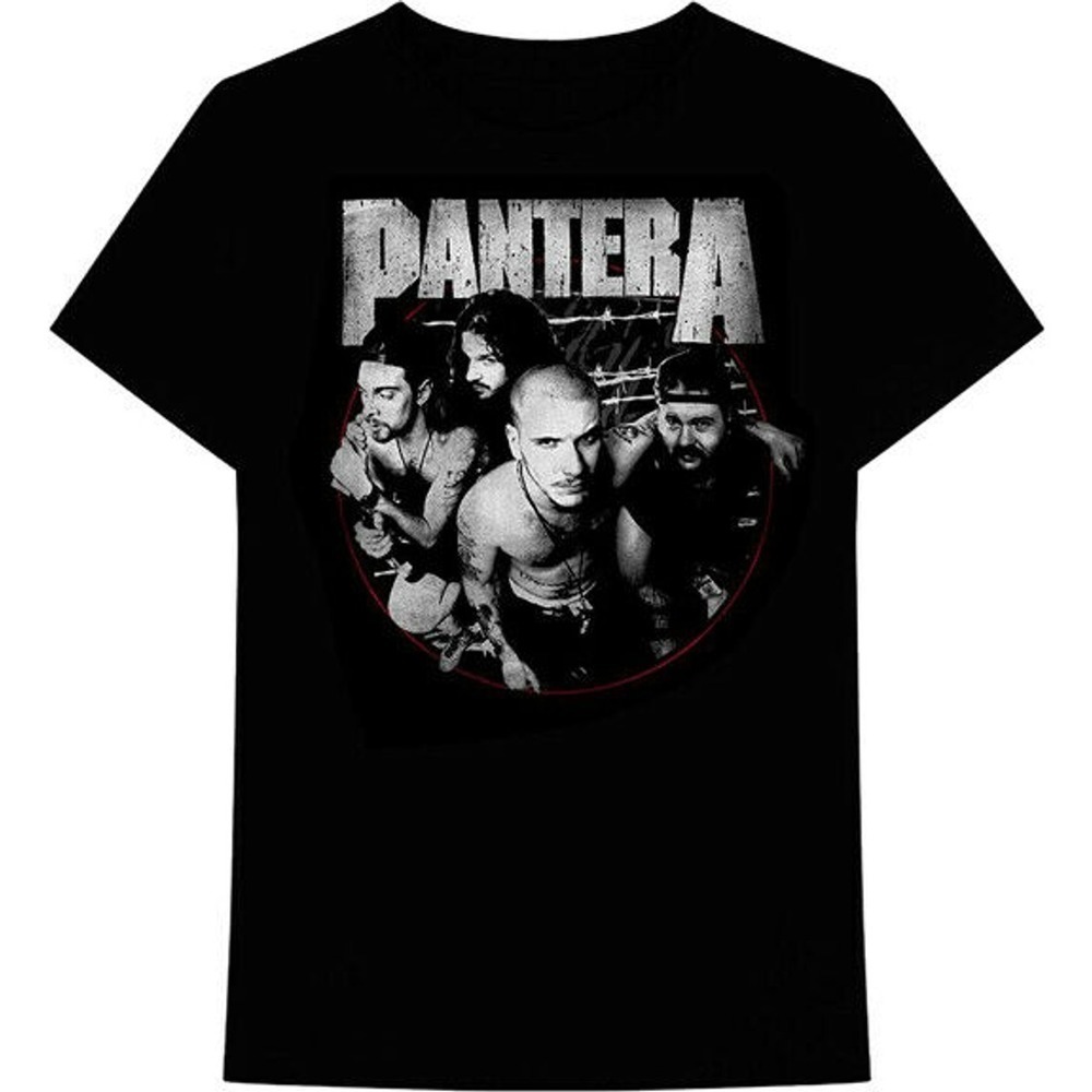 Pantera Distressed Circle Unisex Tshirt Gift For Fan